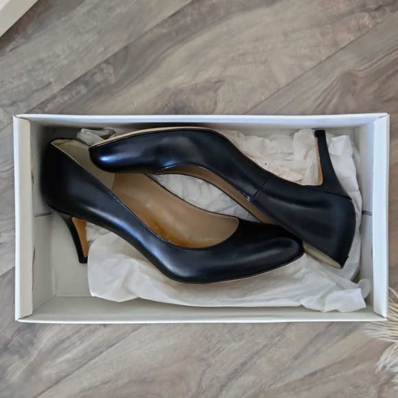 Vegan heels black cruelty free Will's of London - Picture 1 of 4
